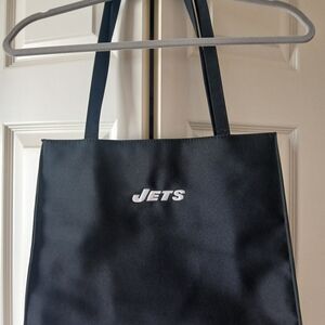 Womens Jets Black Tote Bag